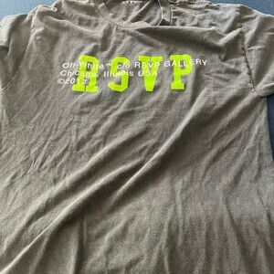 Gallery Gray T-Shirt with White Print